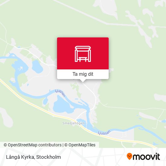 Långå Kyrka karta