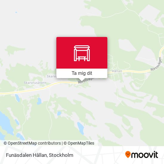 Funäsdalen Hållan karta