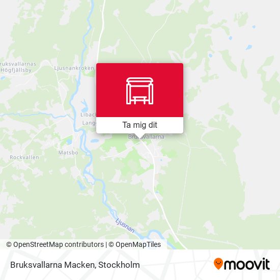 Bruksvallarna Macken karta