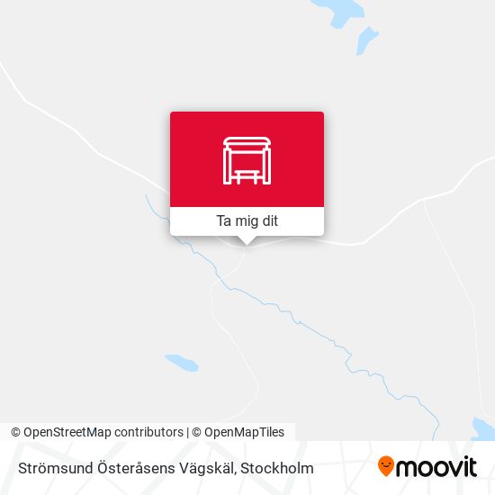 Strömsund Österåsens Vägskäl karta