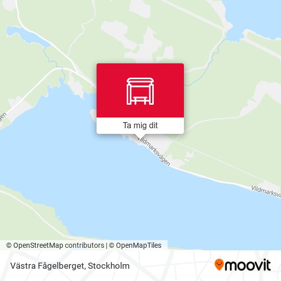 Västra Fågelberget karta