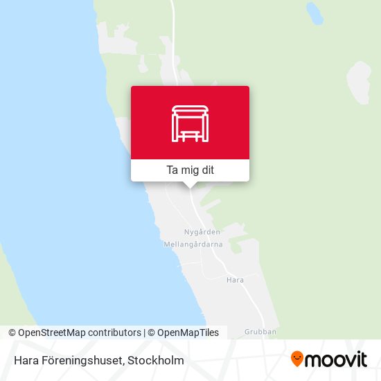Hara Föreningshuset karta
