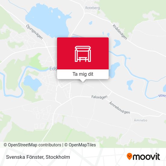Svenska Fönster karta