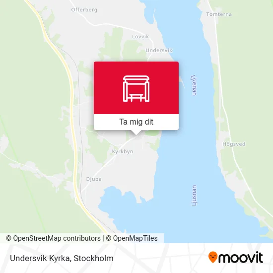 Undersvik Kyrka karta