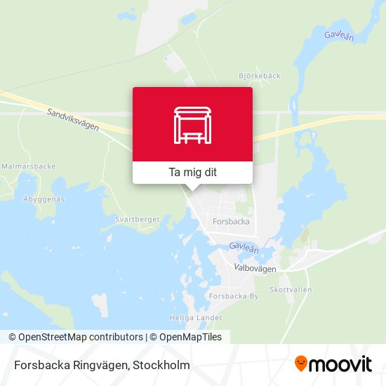 Forsbacka Ringvägen karta