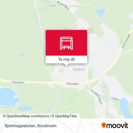Björkhagsskolan karta