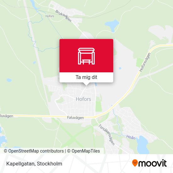 Kapellgatan karta