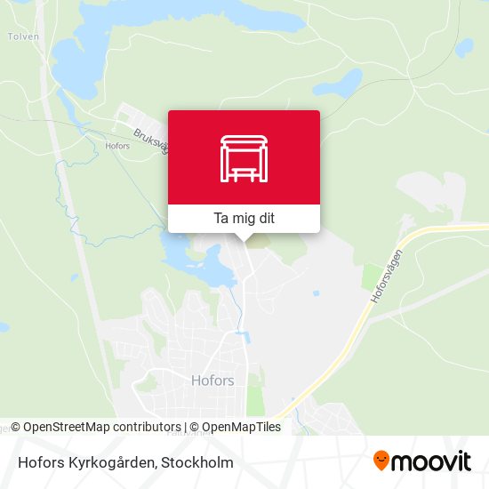 Hofors Kyrkogården karta