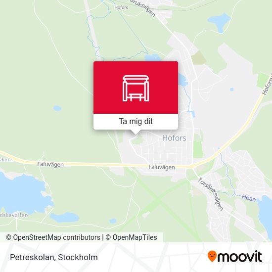 Petreskolan karta