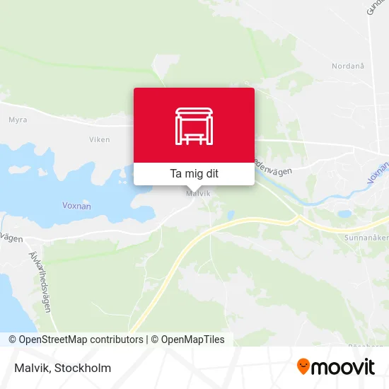 Malvik karta