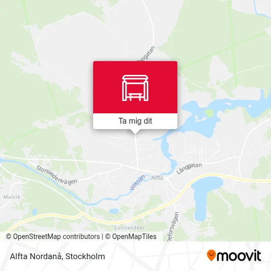 Alfta Nordanå karta