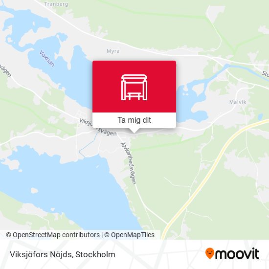 Viksjöfors Nöjds karta