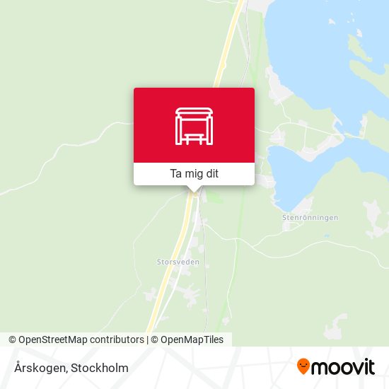 Årskogen karta