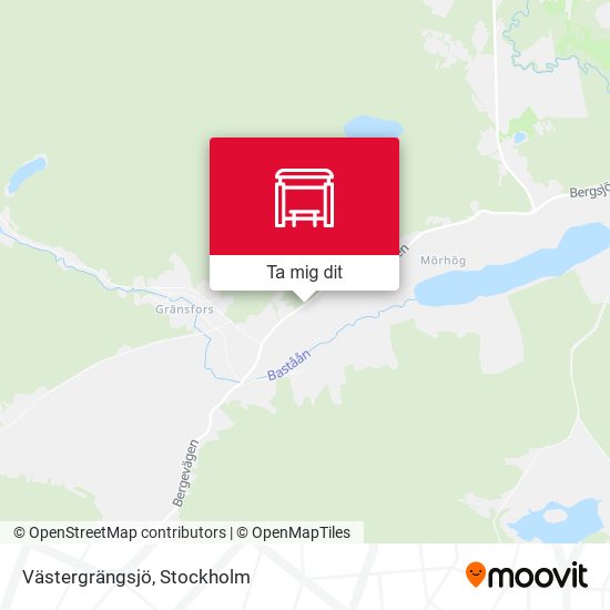 Västergrängsjö karta