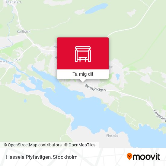 Hassela Plyfavägen karta