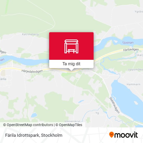 Färila Idrottspark karta