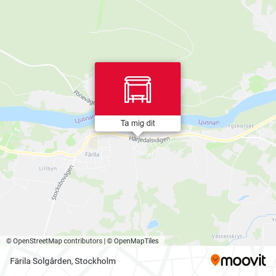 Färila Solgården karta
