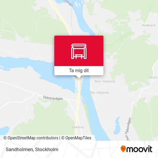 Sandholmen karta