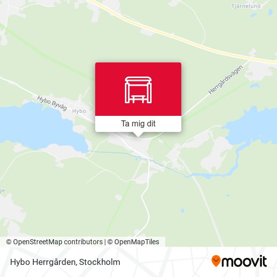 Hybo Herrgården karta