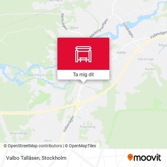 Valbo Tallåsen karta
