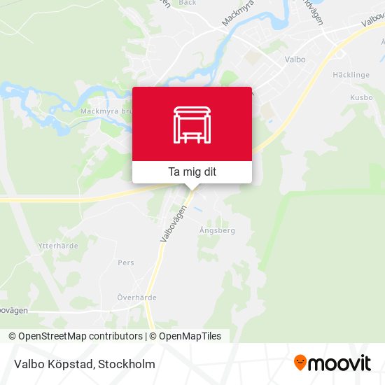 Valbo Köpstad karta