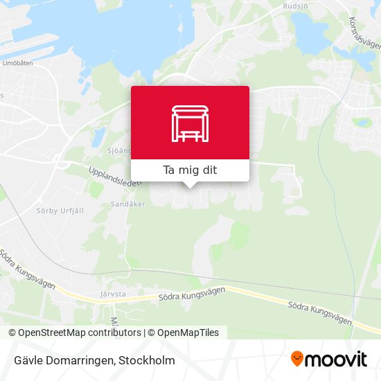 Gävle Domarringen karta