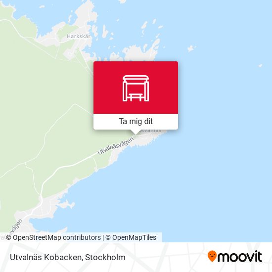 Utvalnäs Kobacken karta