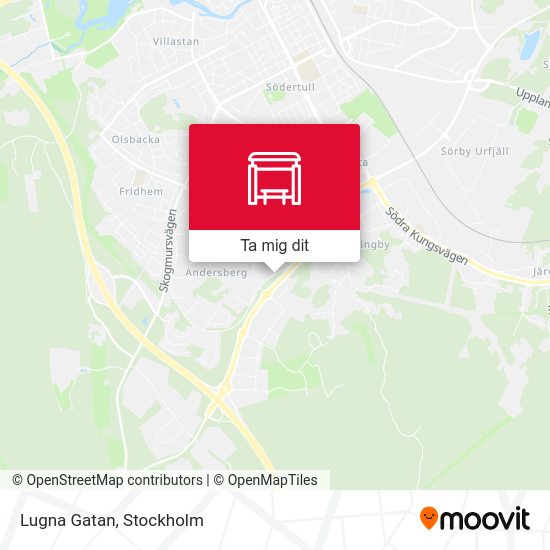 Lugna Gatan karta