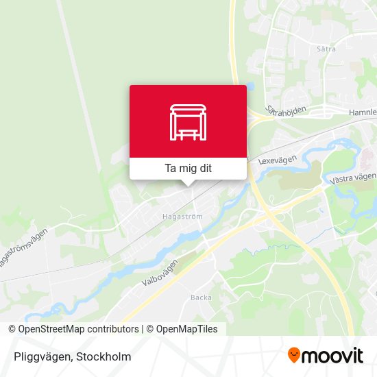 Pliggvägen karta