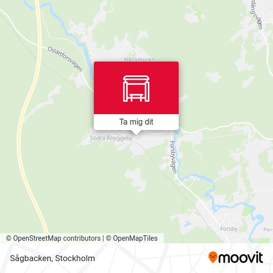 Sågbacken karta