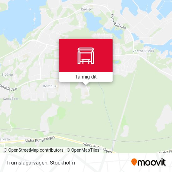Trumslagarvägen karta