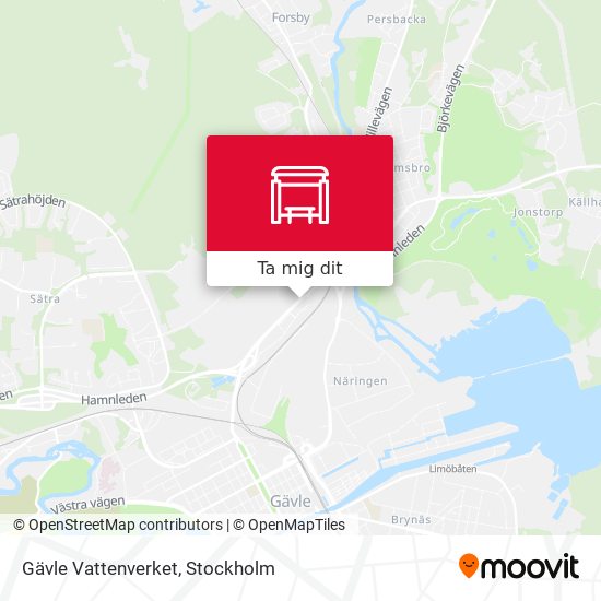 Gävle Vattenverket karta