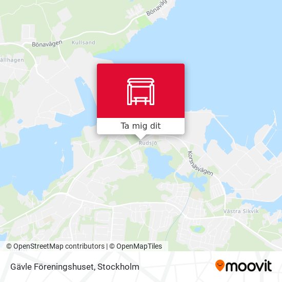 Gävle Föreningshuset karta