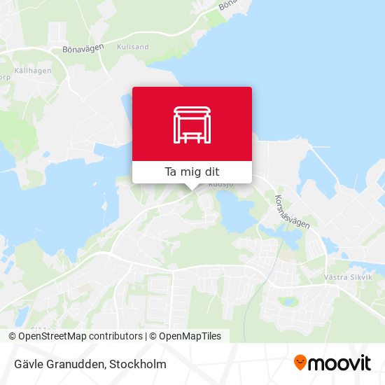 Gävle Granudden karta