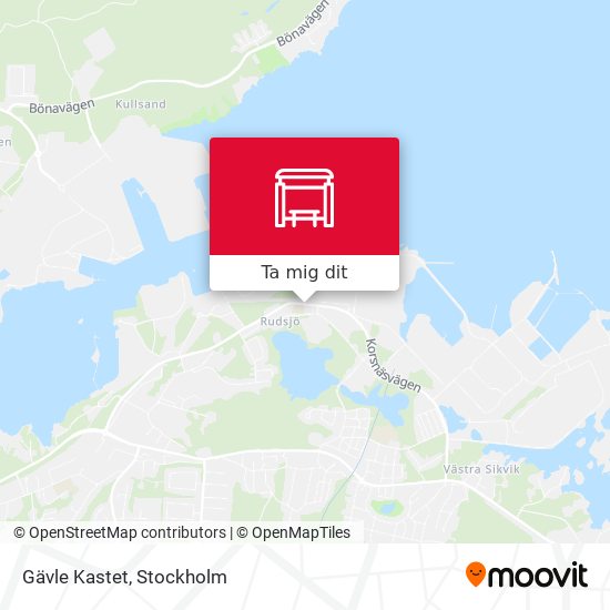 Gävle Kastet karta