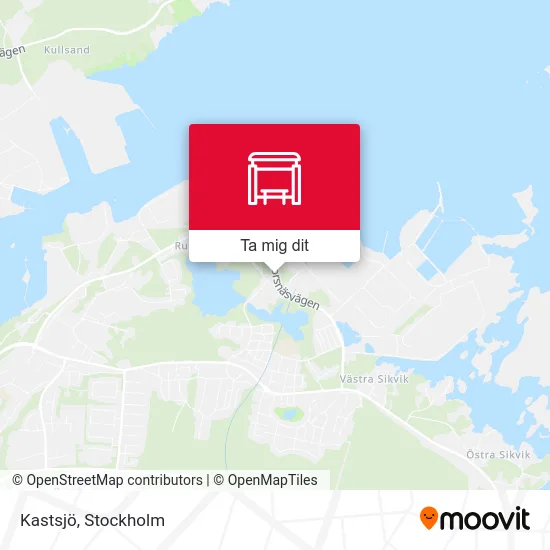 Kastsjö karta