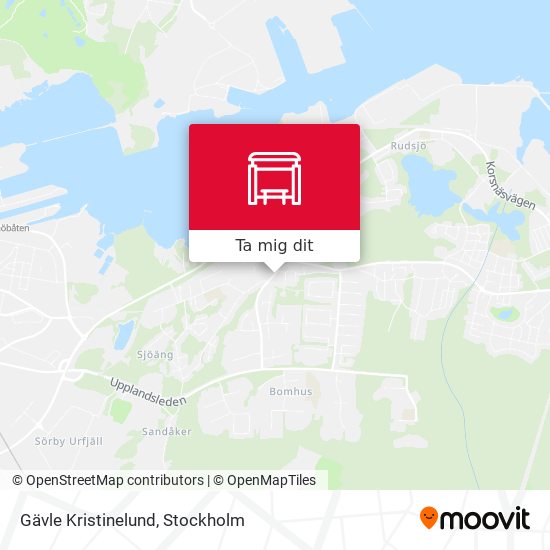 Gävle Kristinelund karta