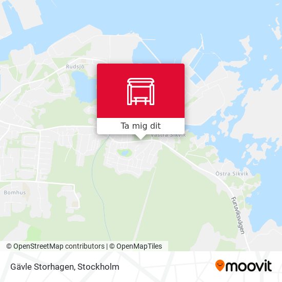 Gävle Storhagen karta