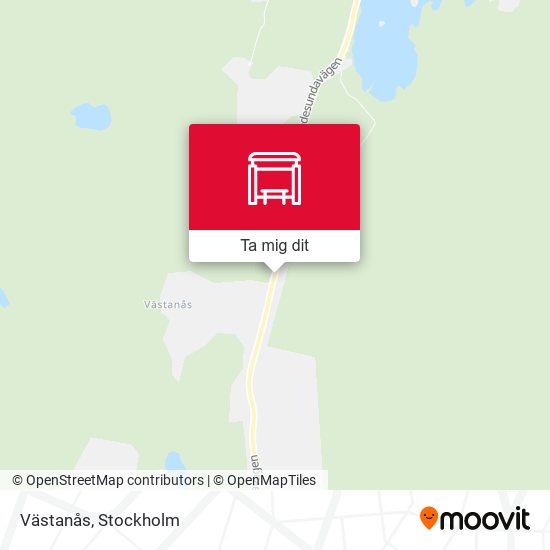 Västanås karta