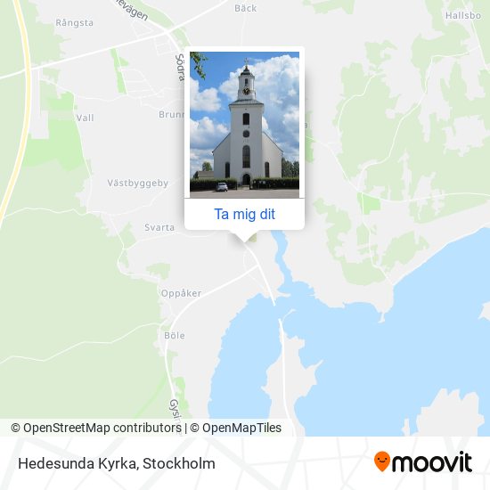 Hedesunda Kyrka karta