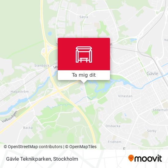 Gävle Teknikparken karta