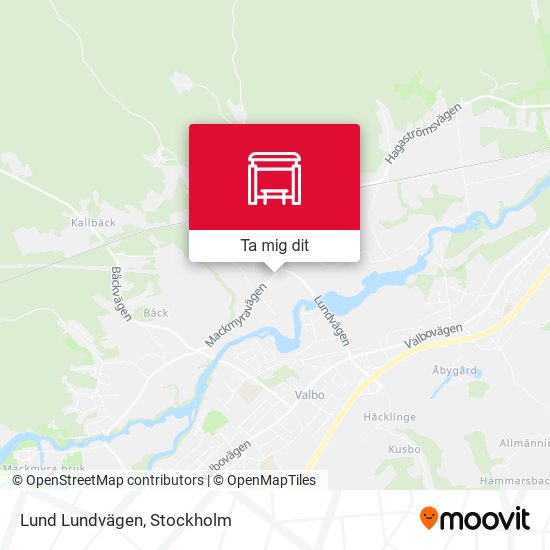 Lund Lundvägen karta