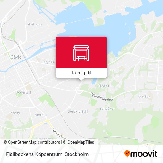 Fjällbackens Köpcentrum karta