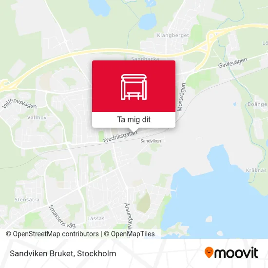 Sandviken Bruket karta