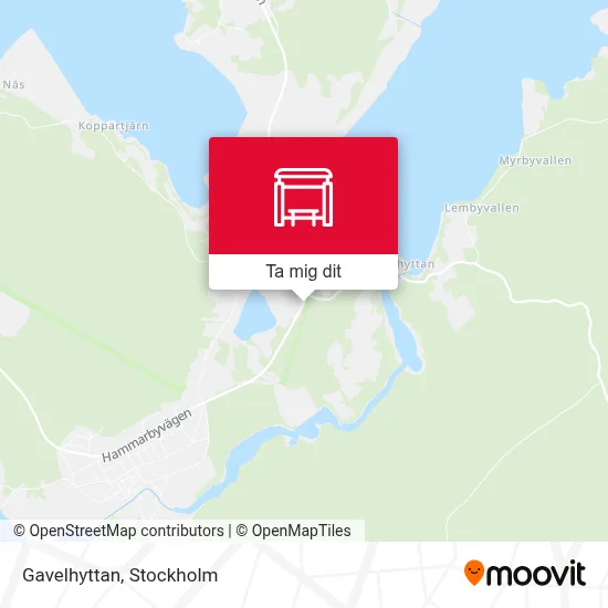 Gavelhyttan karta