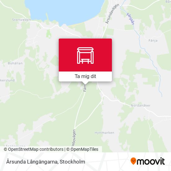 Årsunda Långängarna karta