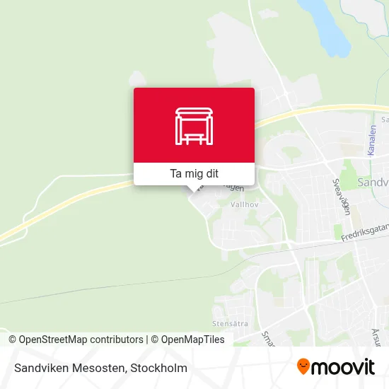 Sandviken Mesosten karta