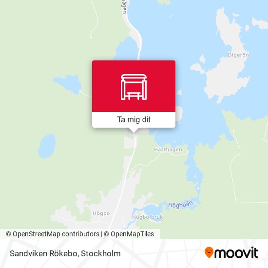 Sandviken Rökebo karta