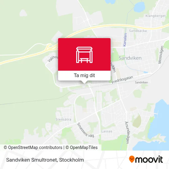 Sandviken Smultronet karta