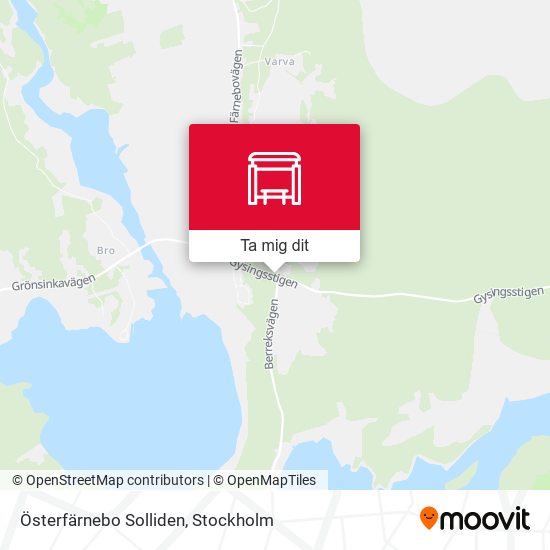 Österfärnebo Solliden karta